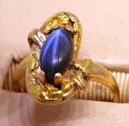 Vintage Star Sapphire Ring, Size 6