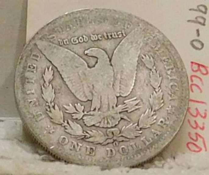 1899-O Morgan Dollar, circulated