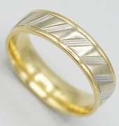 Unisex 14kt Solid Gold Wedding Band