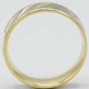 Unisex 14kt Solid Gold Wedding Band