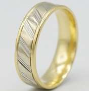 Unisex 14kt Solid Gold Wedding Band
