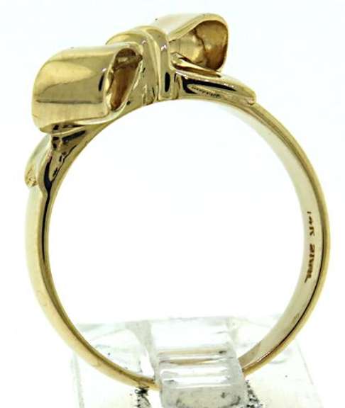 Cute Gold Bow Ring
