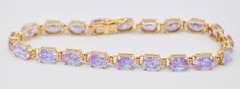 15 Carat Gemstone Bracelet in Solid Gold!