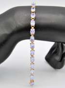 15 Carat Gemstone Bracelet in Solid Gold!