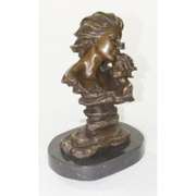 Modern Artwork Mother and Child Bronze Sculpture