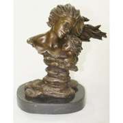 Modern Artwork Mother and Child Bronze Sculpture