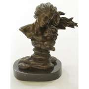 Modern Artwork Mother and Child Bronze Sculpture