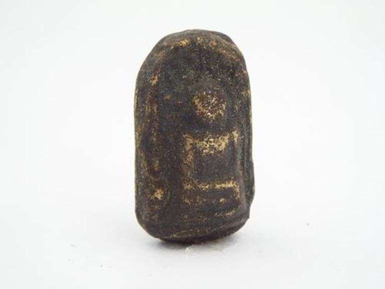 Antique Buddha Meditating under the Bodhi Tree