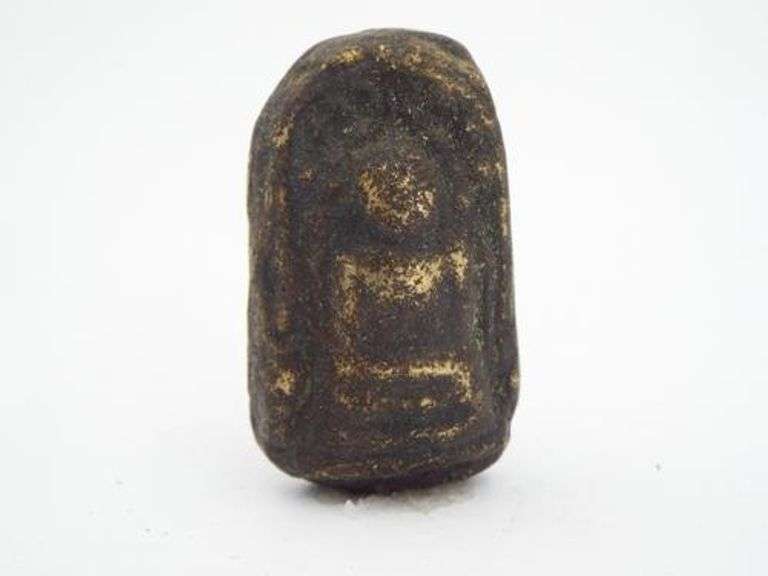 Antique Buddha Meditating under the Bodhi Tree