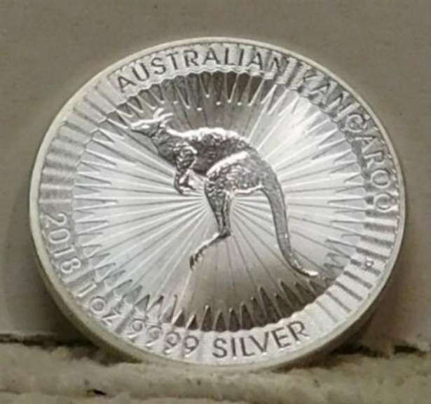 2018 Australia Kangaroo 1 oz 9999 Silver, Uncirculated