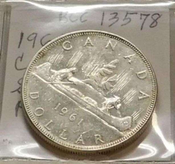 1961 Canada Silver Dollar - Canoe, PROOF
