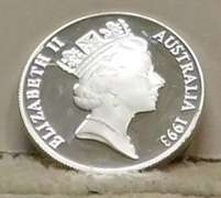 1993 Australia Silver 10 Dollars - Capital