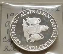 1993 Australia Silver 10 Dollars - Capital