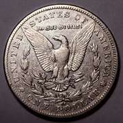1889 CC Key Morgan Silver Dollar