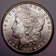 1880 CC BU Morgan Silver Dollar From a Complete Set Without The 1895