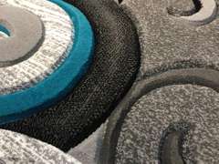 Stunning Carved Art Deco Modern Design Area Rug 6x8