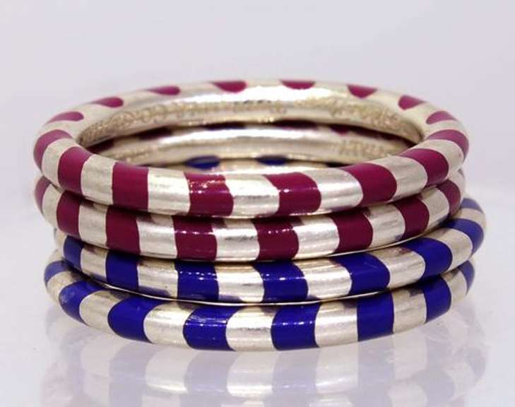 Four Paloma Picasso Tiffany Bands, Sizes 4.75 - 5