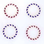 Four Paloma Picasso Tiffany Bands, Sizes 4.75 - 5