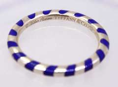 Four Paloma Picasso Tiffany Bands, Sizes 4.75 - 5