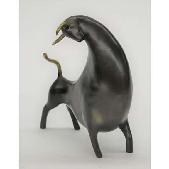 Abstract Bull Animal Edition Bronze Sculpture