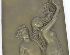 Apollon et Daphne Bronze Statue Wall Plaque Sculpture
