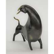Abstract Bull Animal Edition Bronze Sculpture