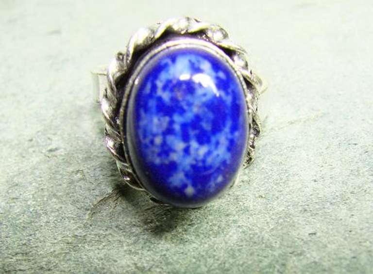 Amazing Color Natural Stone Ethnic Handcrafted Ring