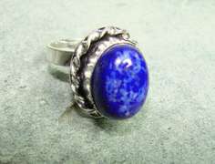 Amazing Color Natural Stone Ethnic Handcrafted Ring