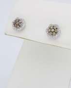 Floral Cluster .39CTW Diamond Earrings