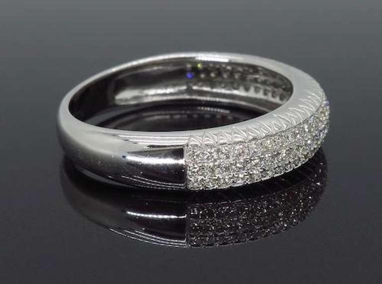Pave Set Diamond Band