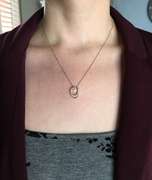 Dancing Diamond Necklace in 14K White Gold