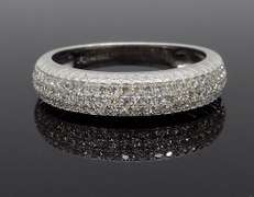 Pave Set Diamond Band