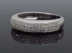 Pave Set Diamond Band