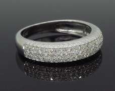 Pave Set Diamond Band