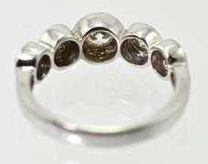 Stylish 5-Diamond 18K Sonia B. Ring