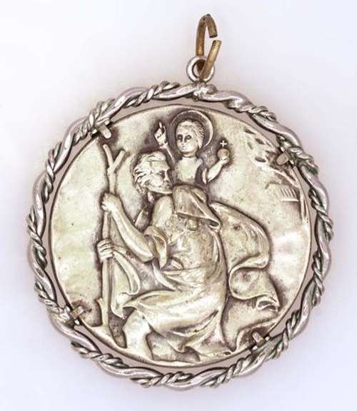 Saint Christopher Religious Pendant
