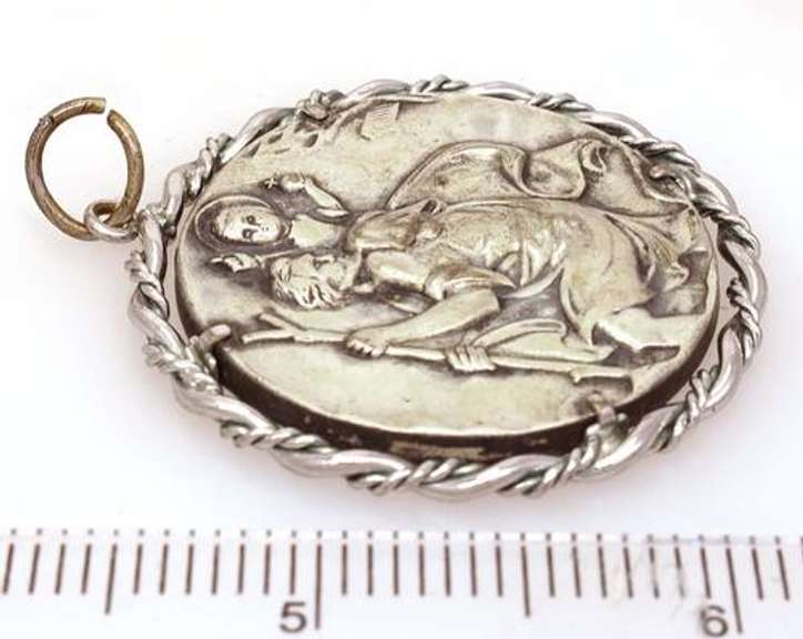 Saint Christopher Religious Pendant