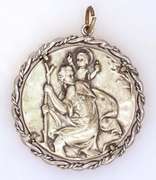 Saint Christopher Religious Pendant