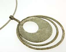 Sterling Silver Silpada Triple Circle Necklace