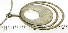 Sterling Silver Silpada Triple Circle Necklace