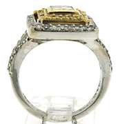 Trendy 18kt Princess Cut 1.30cts Diamond Ring