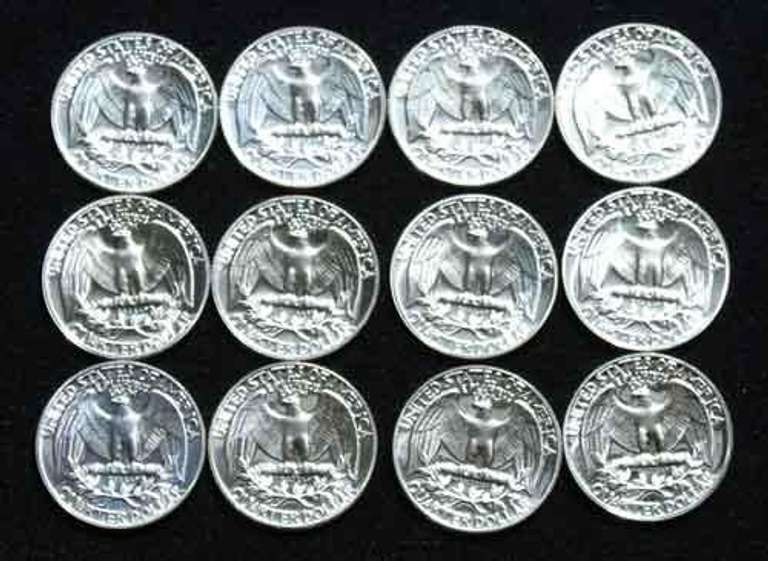 4 Each 1960 1961&1964 Choice Proof Washington Quarters