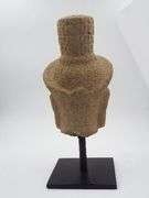 Antique Sandstone Cambodian Deity Head Statue