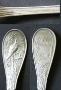 Tiffany Japanese Pattern Sterling Silver Serving Spoon