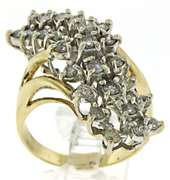 Amazing Diamond Waterfall Ring