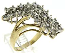 Amazing Diamond Waterfall Ring