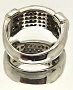 LADIES 18 KT WHITE GOLD DIAMOND RING. 3.00 carat total weight