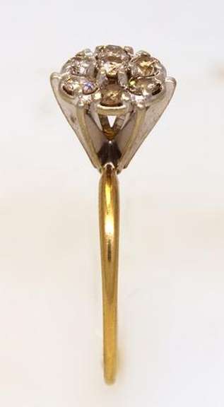 Diamond Cluster Ring, Size 8.5