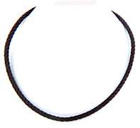 Brown Steel and Gold Necklace