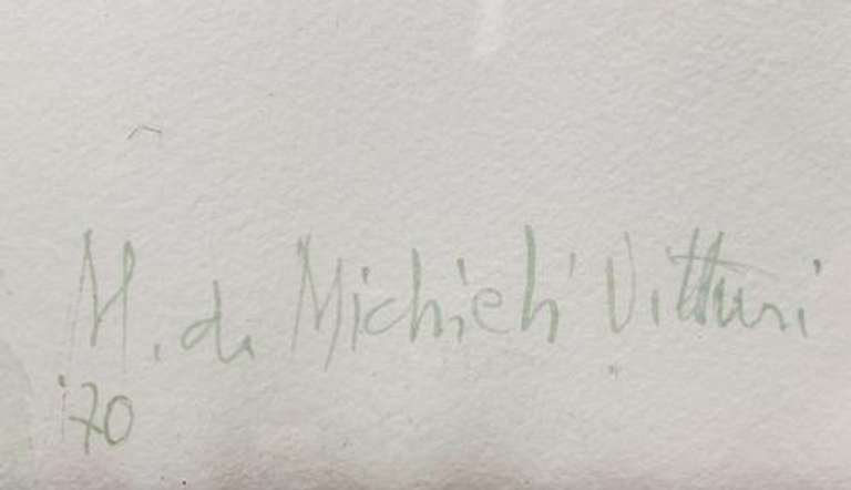 Original Watercolor on Paper Signed by Artist